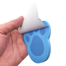 Paw Print Clues Sticky Note Pad Paper