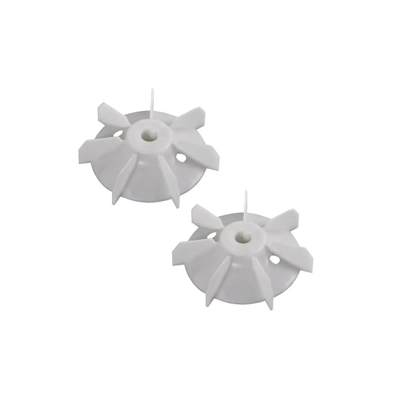 cyclingcolors 2 x Fan Wheel Electric Motor Plastic Compressor Fan