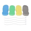 4pcs Body Bath Exfoliating Sponge 3D Ultra Soft Smooth Skin