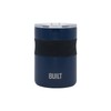 BUILT 12 Ounce Double wall Stainless Steel Desk Mug, Blue