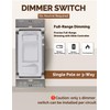 MOES Dimmer Light Switches 2pcs, 3 Way & Single Pole
