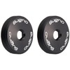 Sugino CNS Aluminum Crank Cap Boltless Black (Pair)