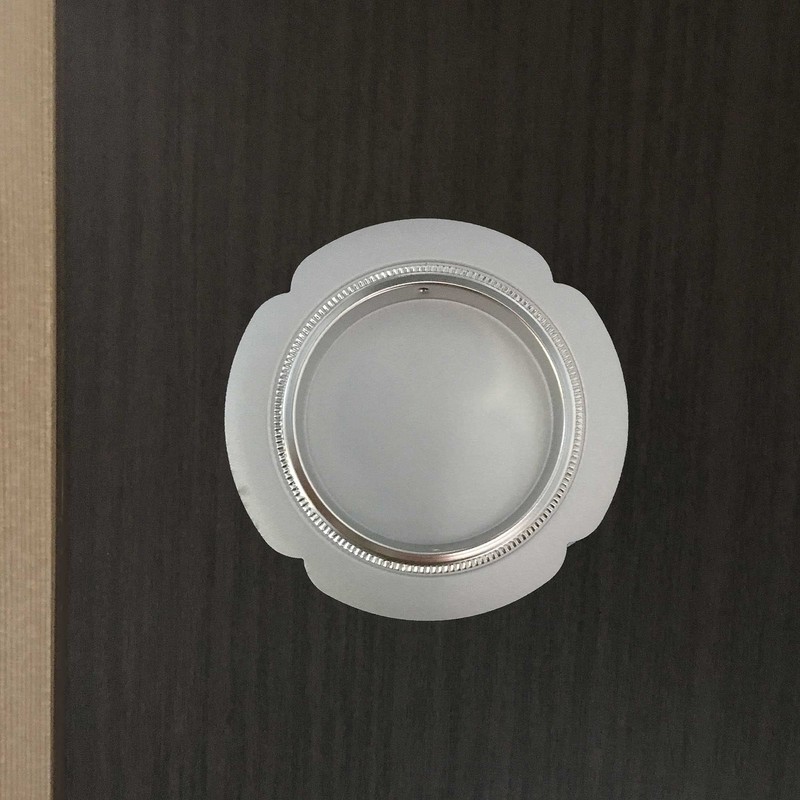 Fusuma Handle Pull 1 Piece, Flower Shape, Bottom Dimensions 2.0