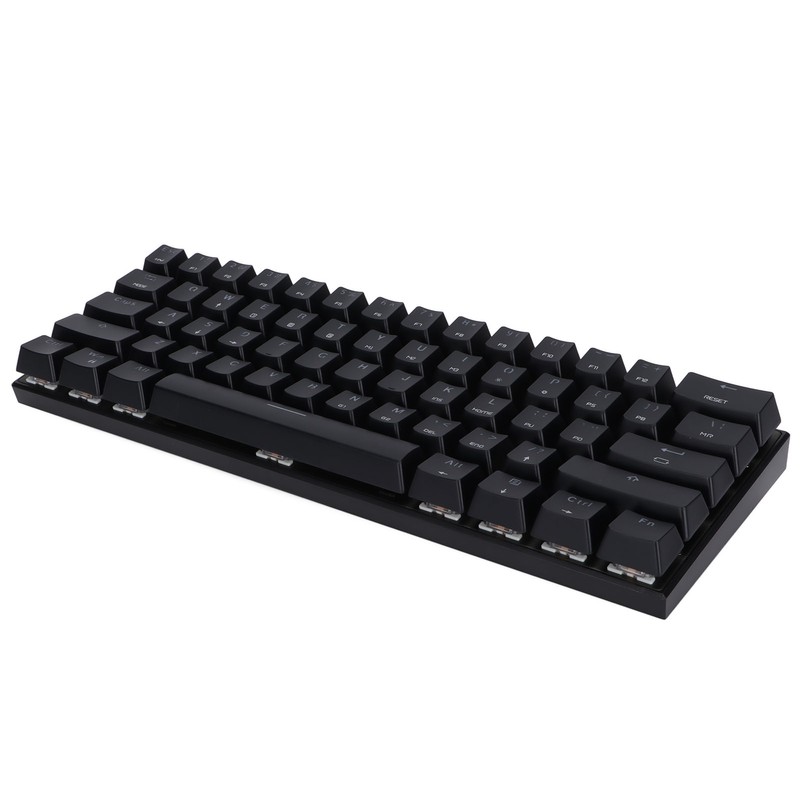 Mechanical Keyboard 61 Key RGB Backlit USB Wired Dual Mode