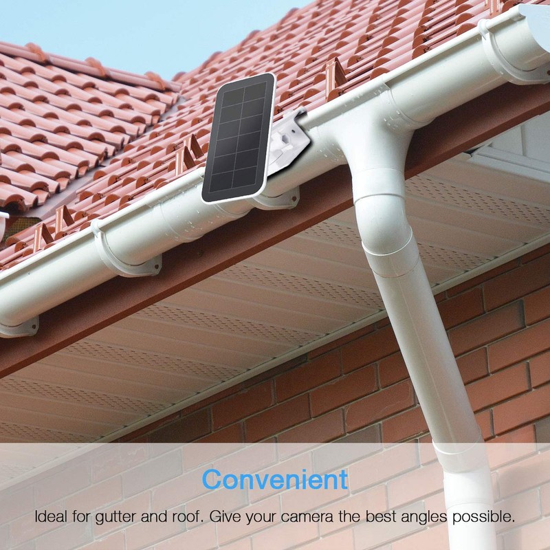 HOLACA Weatherproof Gutter Mount for Arlo Pro, Arlo Ultra, Reolink