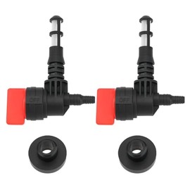 Create idea 2 Set 90 Degree Fuel Shut Off Valve Grommet Bushing Kit for Plastic Gas Tank Generator 25-462-03-S Compatible with Kohler Compatible with Briggs Stratton
