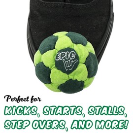 Epic Hacky Saks Classic Footbag Hacky Sack Balls for Adults and Kids Cuttin Grass