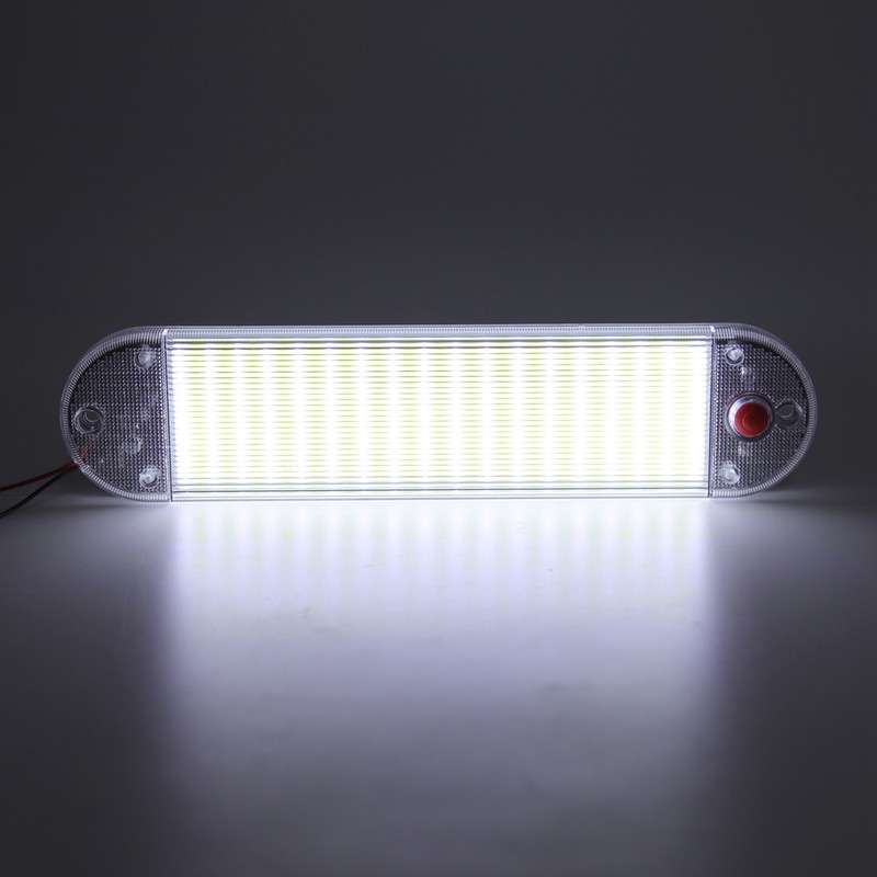 2Pcs Car Interior Roof Reading Light DC 12V‑24V COB with