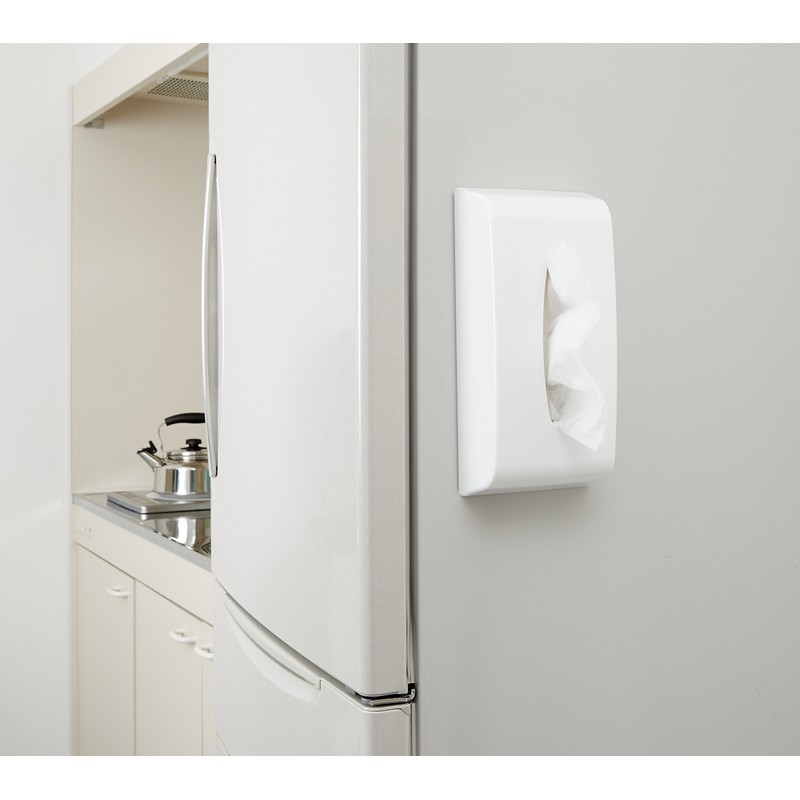 Iseto I-568 Tissue Case, White, Tissue Paper Box with Magnet,