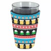Coolie Junction Reindeer and Beers Christmas Pattern Pint Glass Coolie,