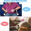 Airplane Seat Belt Extender, Adjustable 7-35 Inch Seatbelt Extender for