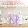 3Pcs Silicone Sleeves for Dr Brown Glass Bottles, Compatible with