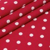 Homescapes Fabric Sold by the Metre Polka Dots Red 100%