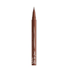 NYX Professional Makeup, Epic Ink Liner, Delineador Ojos a prueba de agua, Fórmula Vegana, Pigmentación intensa, Larga duración y Resistente hasta 24H – Tono Grahan Cracker (Café Claro), 1ml