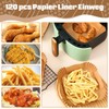 Chovbe Pack of 130 Airfryer Baking Parchment Paper for Ninja