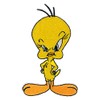 C&D Visionary Looney Tunes Sassy Tweety Patch, Yellow, Orenge