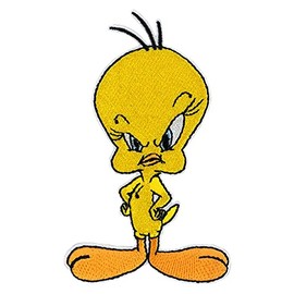 C&D Visionary Looney Tunes Sassy Tweety Patch, Yellow, Orenge