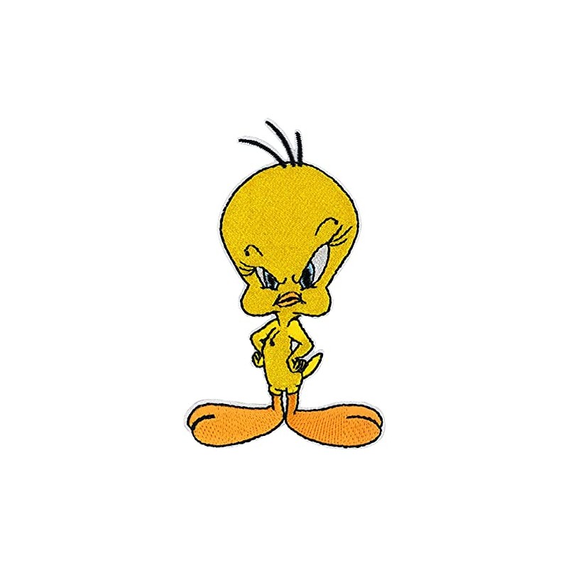 C&D Visionary Looney Tunes Sassy Tweety Patch, Yellow, Orenge