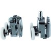 Set of 4 Chrome Plated Shower Door Rollers 2 Upper