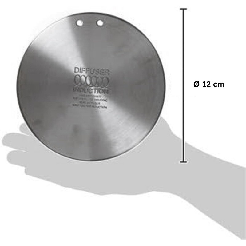Ilsa universal adaptor plate induction 12 cm round with handle.