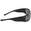 Black Flys Sonic 2 Floating Polarized Shield Sunglasses, Shiny Black,