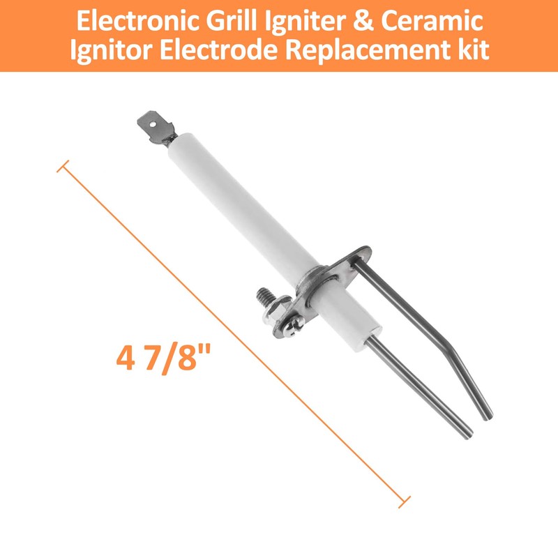 AJinTeby Electronic Grill Igniter & Ceramic Ignitor Electrode Replacement kit
