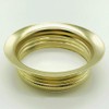 3 x E27 Screw Ring Diameter 60 mm Metal Gold