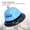 Call Bell, Classic Bell‑shaped Restaurant Ring for Bar/Diet Bar/coffee Shop/restaurant(blue)