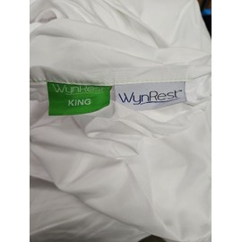 Wynrest Lot of 2 WynRest Microfiber Fitted Sheet KING 78x80x15 Sheets White Hotel Luxury