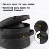 Harrison Howard Motorcycle Helmet Bag - Black - Waterproof -