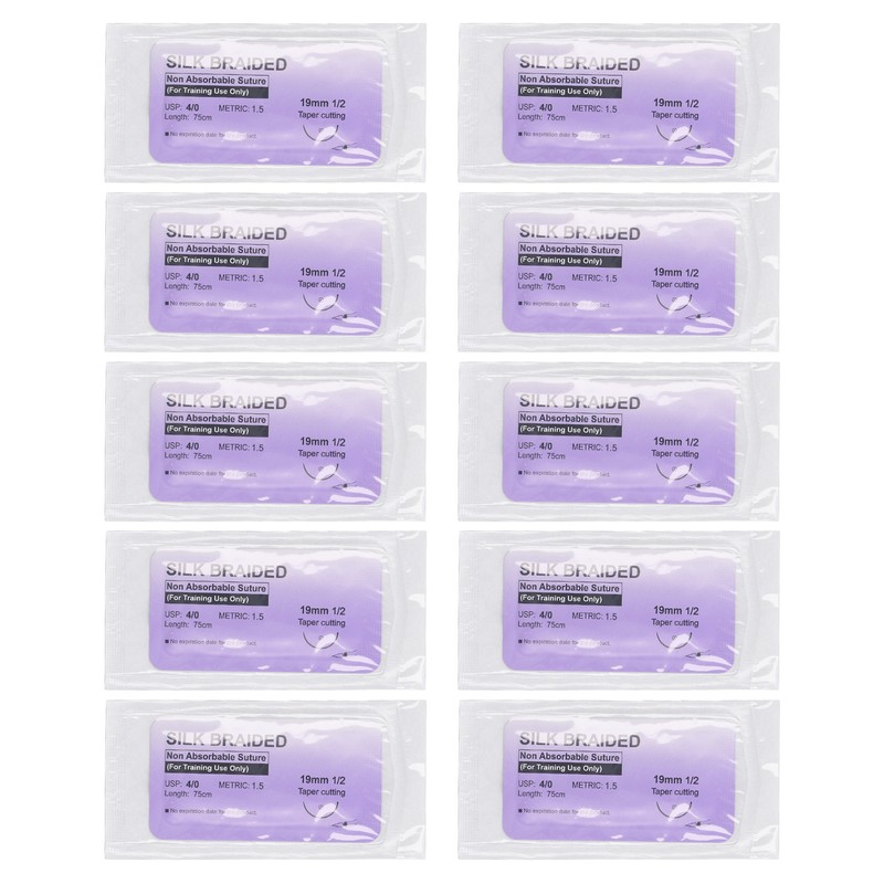 Sutures Thread with Needle Individually Packed Improve Skills Multipurpose for