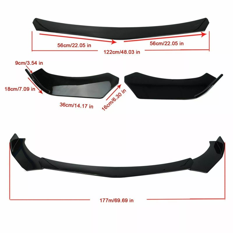 DTouch For 2005-2007 Honda Odyssey VIP Van MDA Front Bumper
