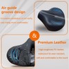 New Oversized Bicycle seat,Extra Wide Comfortable Bike seat for Men