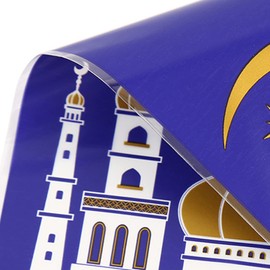 50Pcs Eid Mubarak Ramadan Gift Bags with Gold Twist Ties