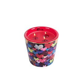 Valentine’s Day Gift – Love Hearts 10cm Ceramic Scented Candle | Romantic Fragrance Candle for Home & Couples | Decorative & Elegant Decor