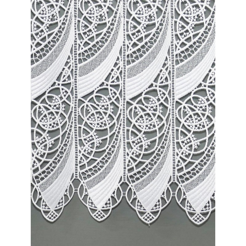 atelier alles-Spitze Elegant Malu Net Curtain Made of White Air
