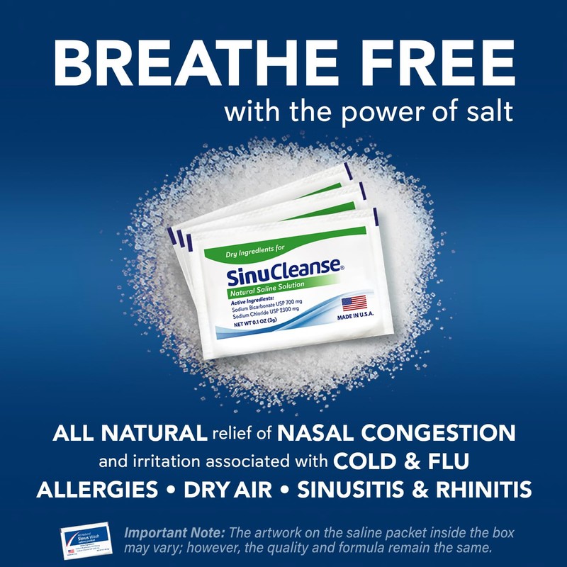 SinuCleanse SinuCleanse Micro Filtered Nasal Wash System Sinus Cleanse and