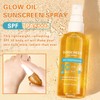 QIUFSSE Sunscreen Oil Body Sunscreen Spray Spf 50 Hydration Glow