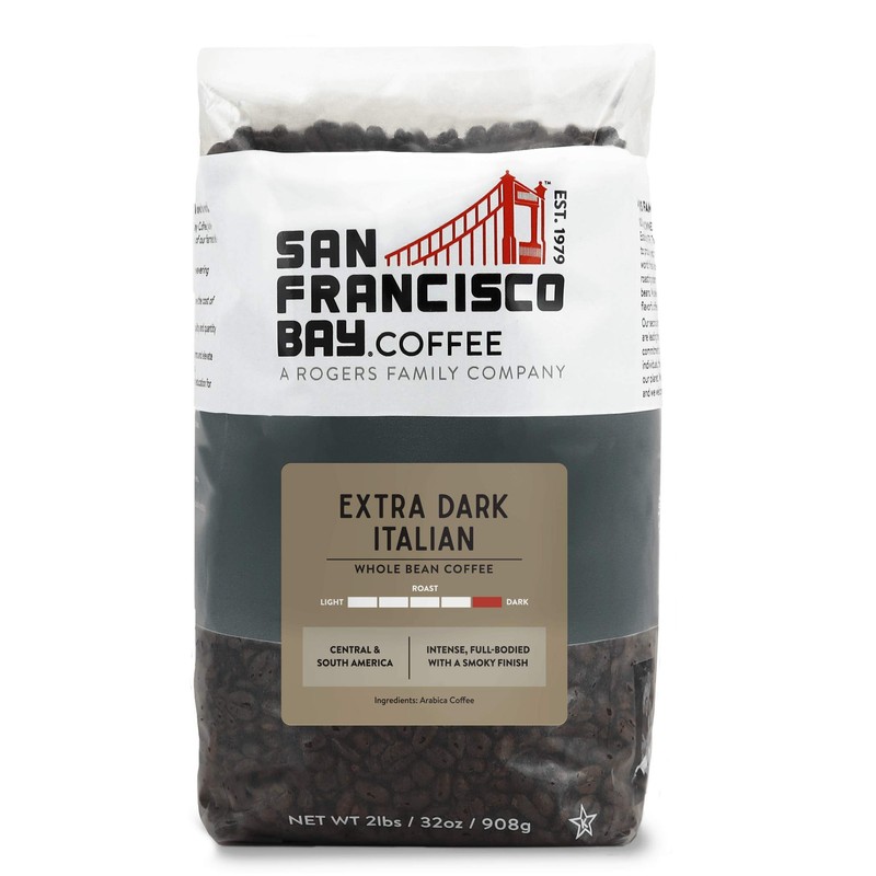 San Francisco Bay Coffee - Dark Roast Whole Bean Coffee