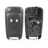 Vailikey (1PCS)2 Buttons Flip Car Remote Control Key Fob Case