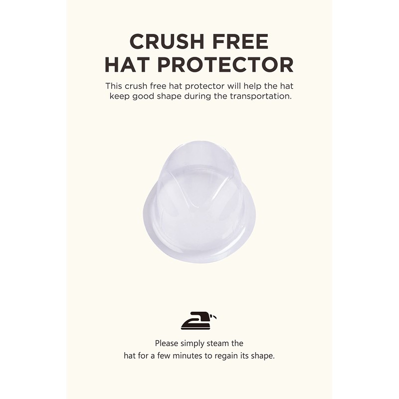 BABEYOND Straw Trilby Fedora Hat for Men-1920s Felt Panama Hat