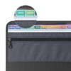 MEGREZ A4 Paper File Folder with 13 Pockets, Accordion File