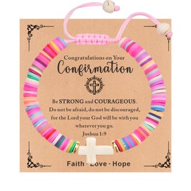 TAGOMEI Confirmation Gifts for Teen Girls Cross Bracelet for Girls Kids Teen Girl Gifts Trendy Stuff Christian Gifts for Women Religious Gifts for Teen Girls Daughter Granddaughter Sister Niece
