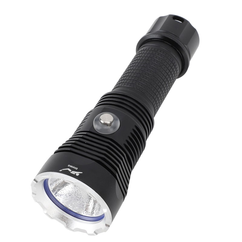 Diving Flashlight LED IPX8 Waterproof Infinitely Dimmable 100M 3000LM White