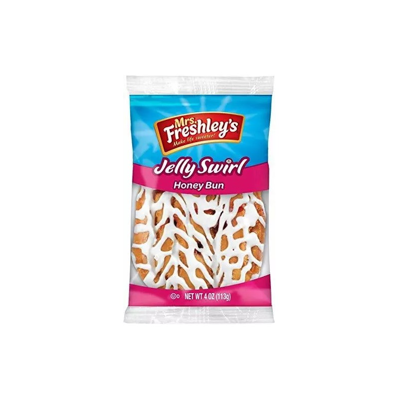 Mrs. Freshley's Jelly Swirl Honey Bun - Case of 9