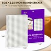 PARLAIM 1/4 Inch Round Color-Code Dot Stickers,4200 Pcs Adhesive Color