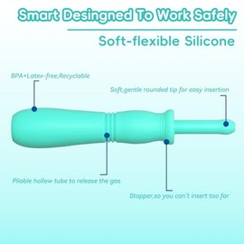 Aliviador de gases y cólicos uhfi para bebés, solución natural de 20 unidades, alivio efectivo e instantáneo de gases y estreñimiento para bebés, niño