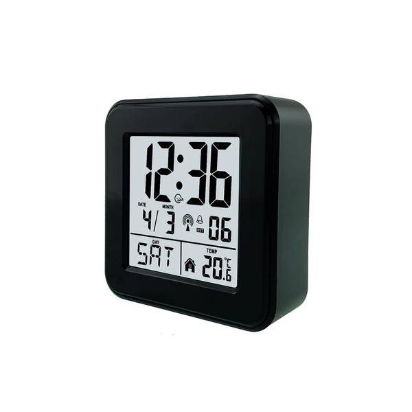 jomparis Digital Wireless Alarm Clock with Night Light Alarm Clock