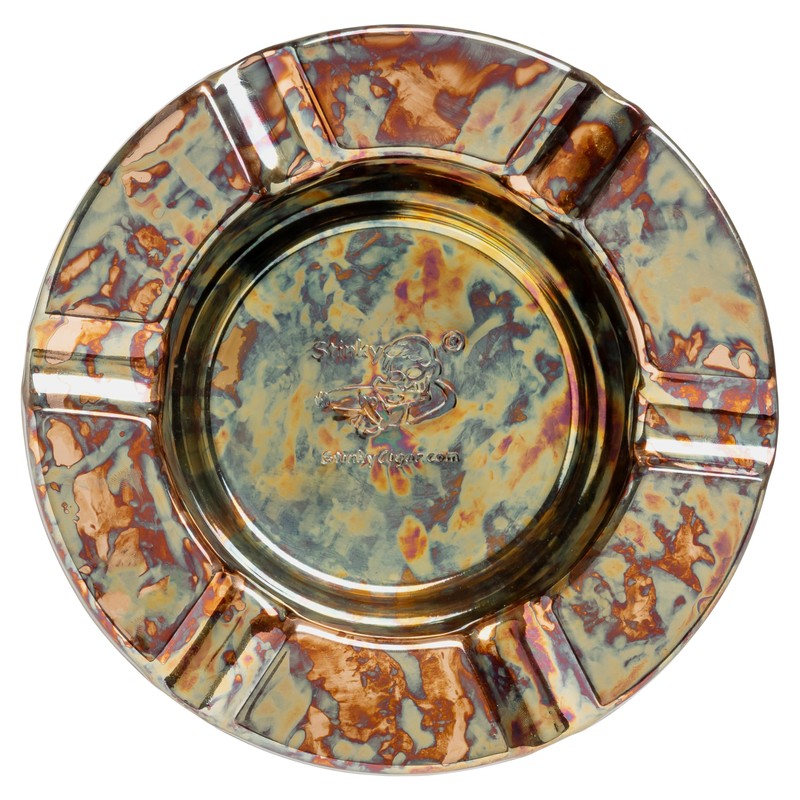 Stinky Cigar® One-Piece Ashtray (Distressed Copper Plated)