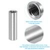 sourcing map M8x1.25mm Round Coupling Nuts, 10 Pcs 304 Stainless